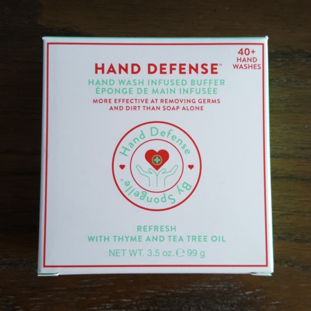 Spongelle Hand defense soap infused buffer